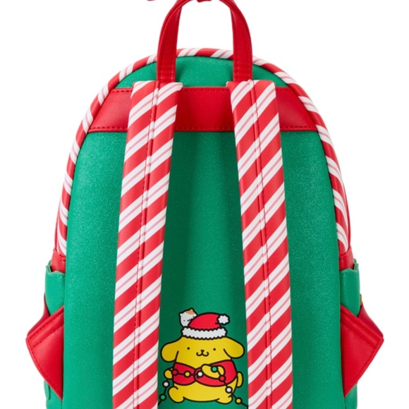 NWT Sanrio PomPomPurin Christmas Mini Backpack and Wallet Set - Picture 3 of 6